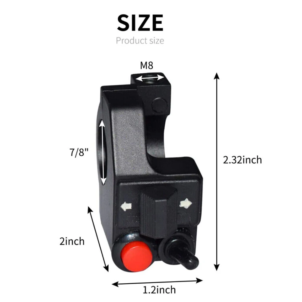 M8 Handlebar Switch 50cm ABS Plastic For 7/8\\\\\\\