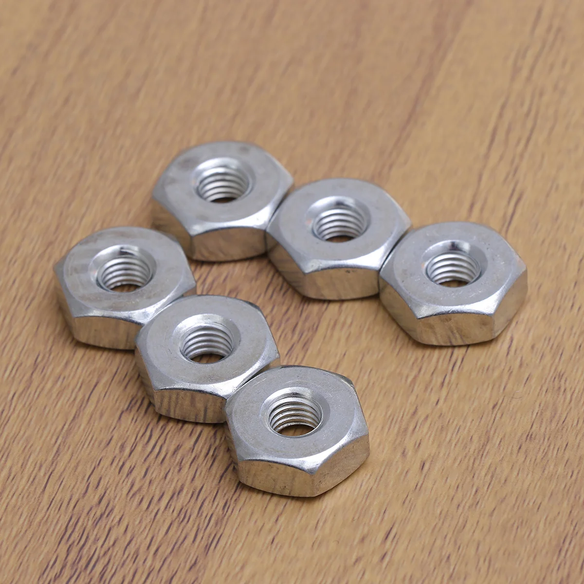 6 قطعة M8 بار المكسرات للمنشار تصلب الصلب لوحة دليل استبدال المكسرات متوافق مع Stihl باستثناء قفل الياقة