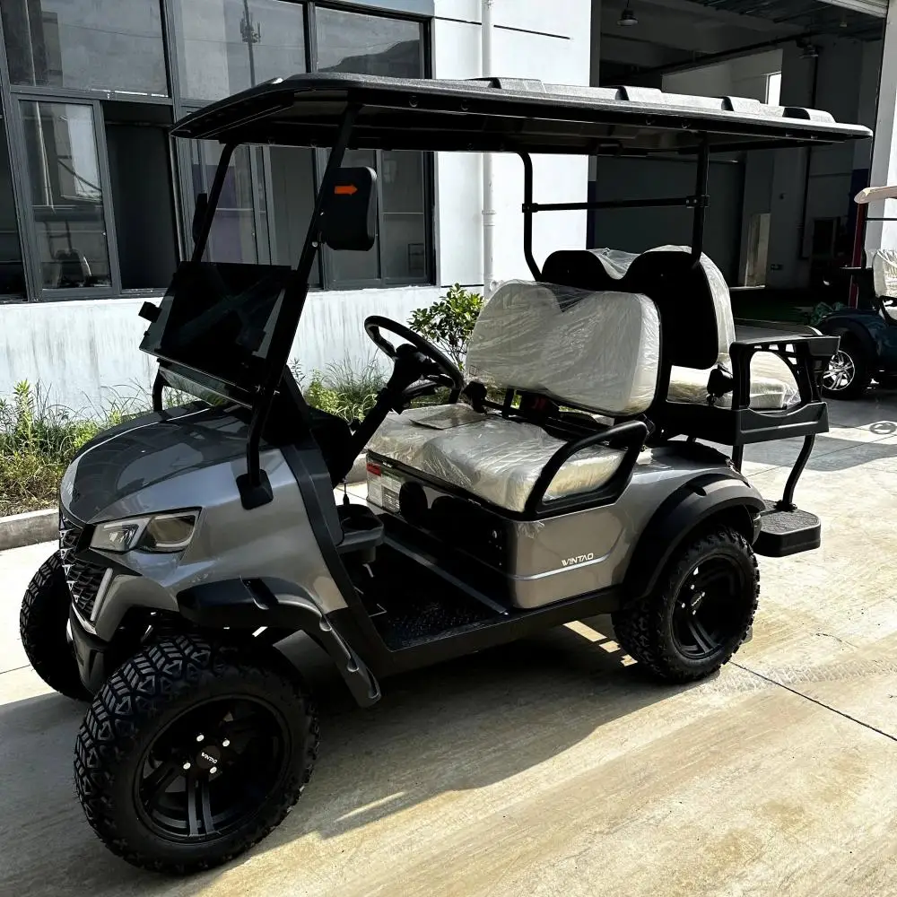 Commercio all'ingrosso ODM/OEM nuovo 2 posti 4 posti Club pannelli solari Golf Car 72V batteria al litio Golf Cart