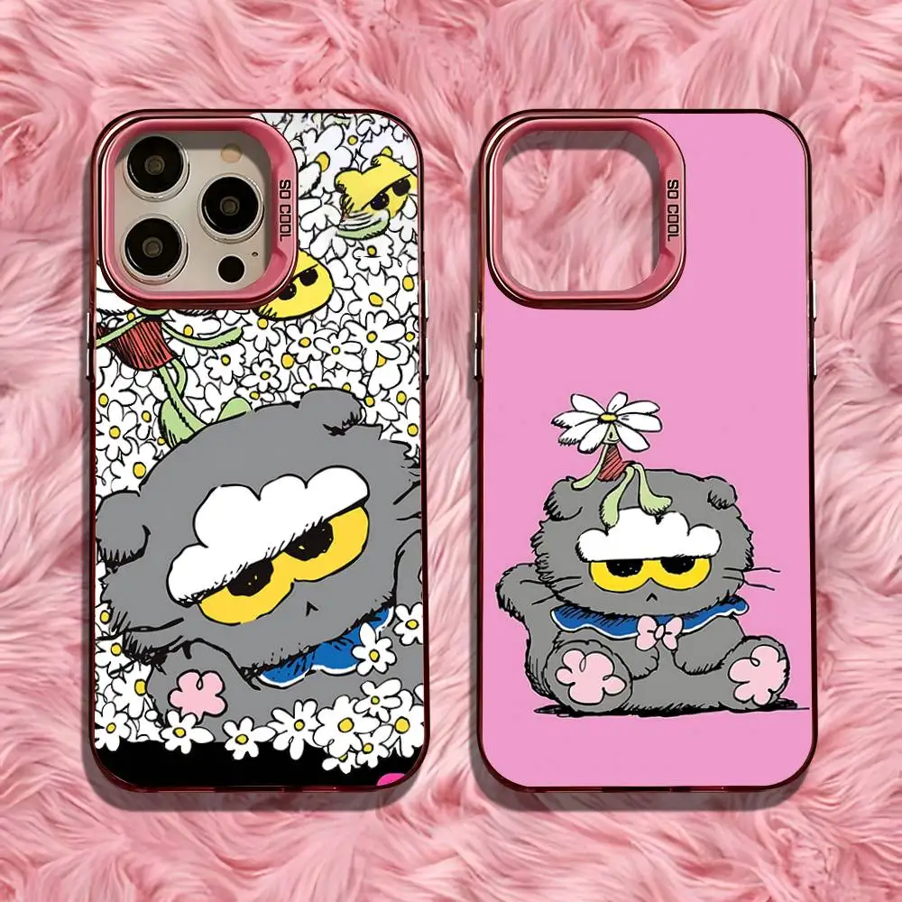 

G-Gdragon Z-Zoa Cat Fashion Phone Case For iPhone 16,15,14,13,12,11,Pro,Max,Plus,Mini,SE Anti Fall Pink Matte Hard Bumper