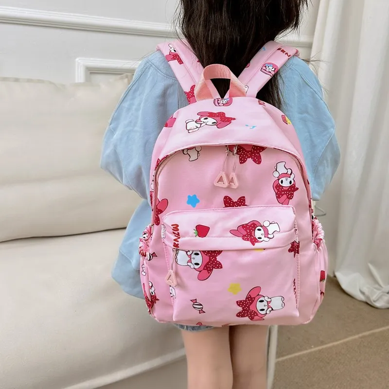 2024 Sanrio Backpack Kuromi Cinnamoroll My Melody Children Backpacks Cartoon School Bag Children Birthday Gift