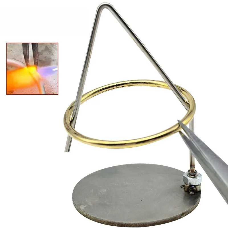 Bracelet Welding Jig Stainless Steel Jewelry Making Tool for Gold Silver Ring Repair Craft DIY Bench Vise Holder