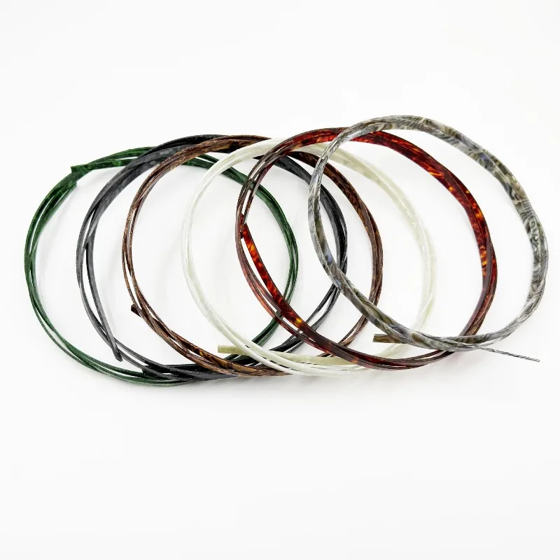 1650MM Long  Guitar Side Strip 7mm Wide Celluloid Sound Hole Guitar Edge Decorative Protective Strip 1pc