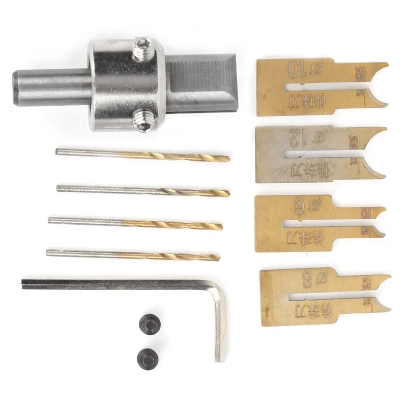 12PCs Bead Milling Cutter Set Woodworking Tool Router Bit Hardware Accessory Alloy Steel