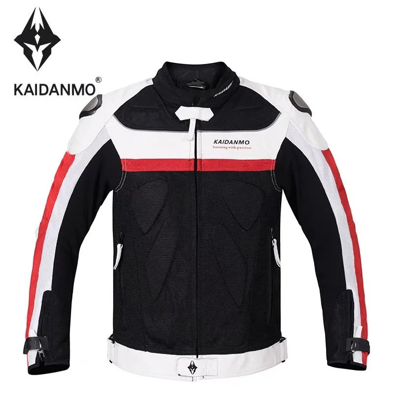 

KAIDANMO Motorcycle Jacket Men's Four Seasons Road Wear Motorcycle Jacket Hump Anti-fall Rider Set Inner Liner Waterproof