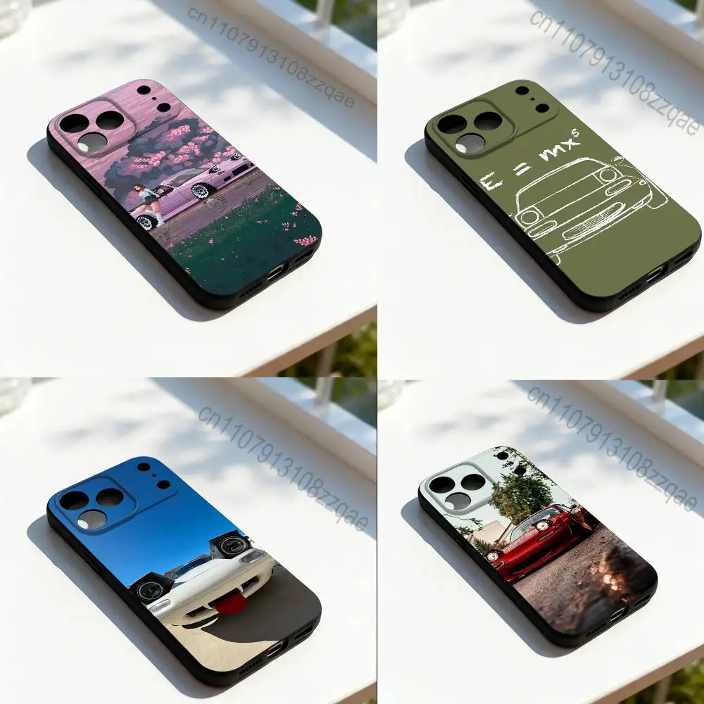 

Cute M-Miata 30Th Mx5 Phone Case For iPhone 11,12,13,14,15,16,17,Pro,Max,Plus,E,SE4,Air,Mini Black Soft Cover
