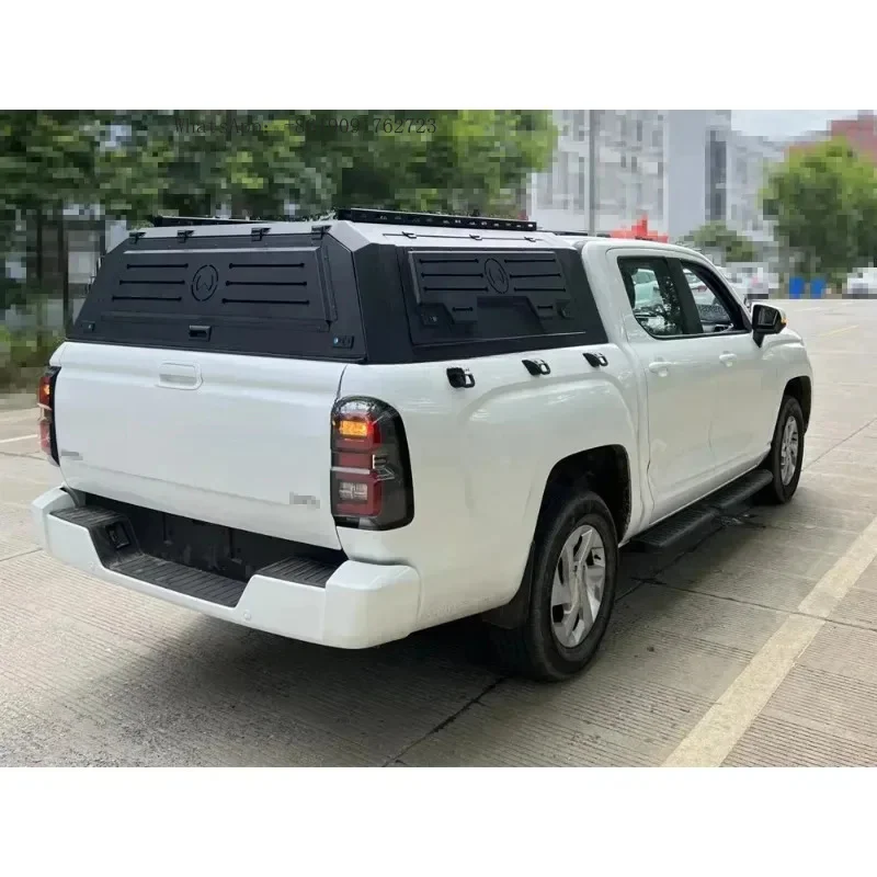 Heavy Duty Dual Cab Hardtop Canopy 4x4 Offroad Pickup Truck Bed Topper with Side Windows