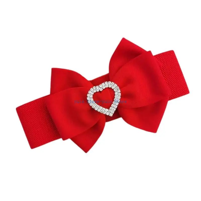 x7xb-cinturon-traccion-con-adornos-y-corazon-ajuste-flexible-accesorio-para-mujer