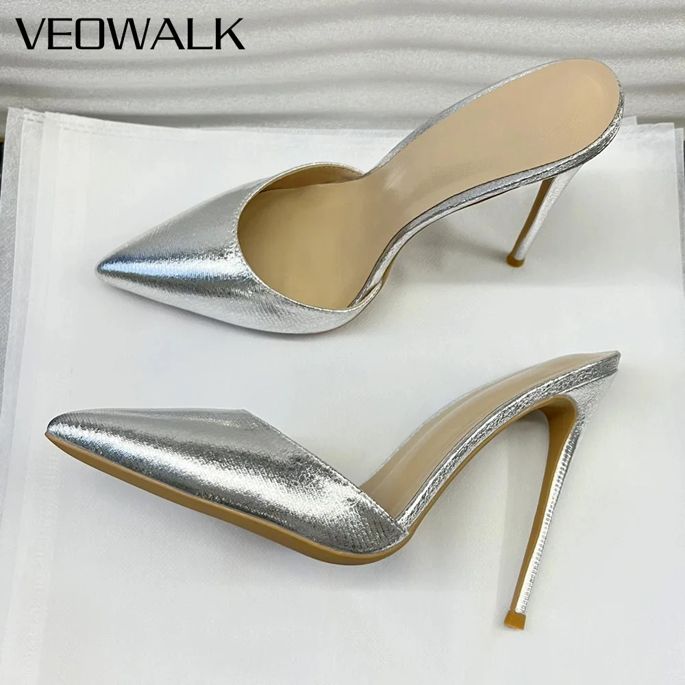 

Гламурные женские туфли-лодочки без шнуровки на шпильке с острым носком и металлическим острым носком, женские вечерние модельные туфли для вечеринок
