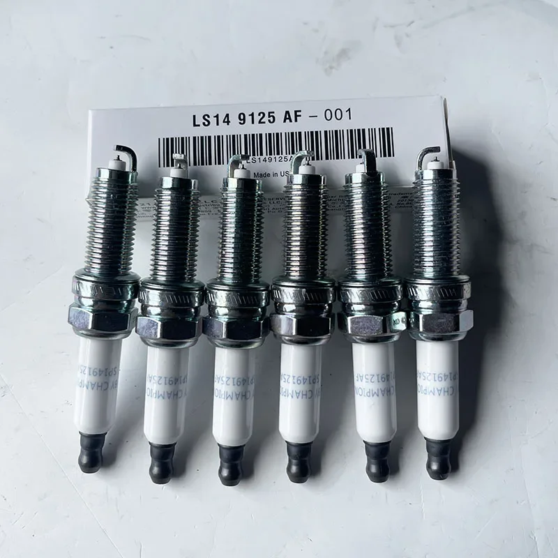 New Genuine 6 PCS Set Spark Plugs LS149125AD / RER8ZWYCB4 For Jeep Wrangler Chrysler