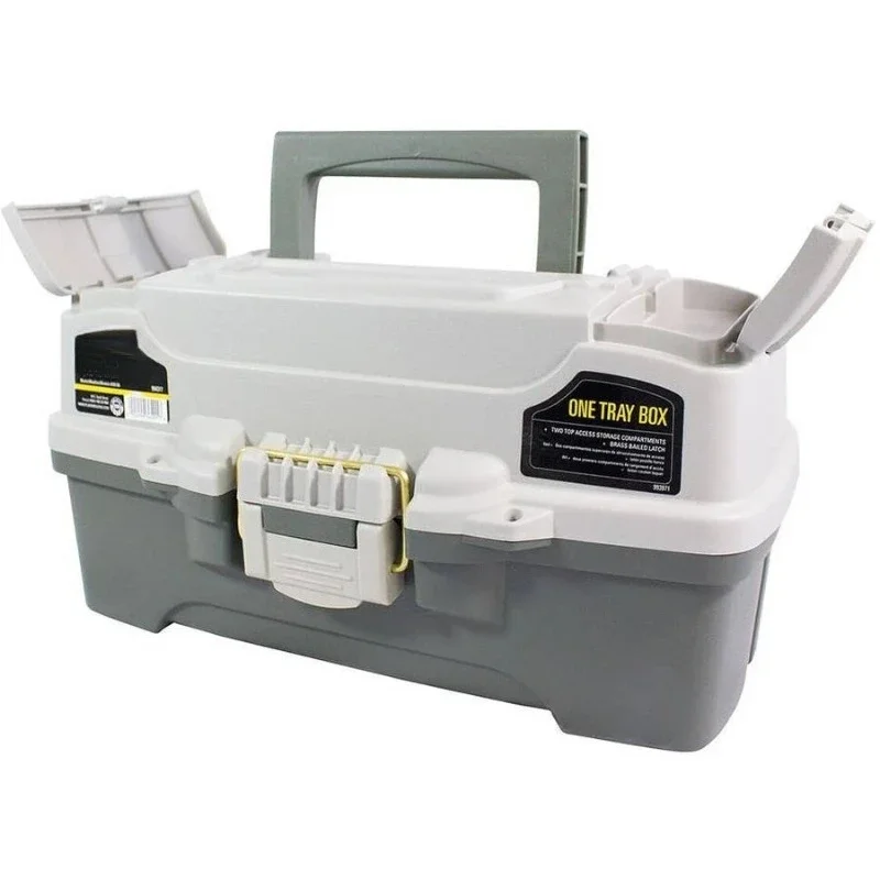 

Hot Sale.Upgraded version.6201 One-Tray Tackle Box, Bait Storage, Extending Cantilever-tray Design.Free shipping
