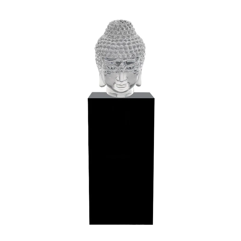 LMM living room Buddha head resin sculpture decoration Hotel entrance Modern art ornament