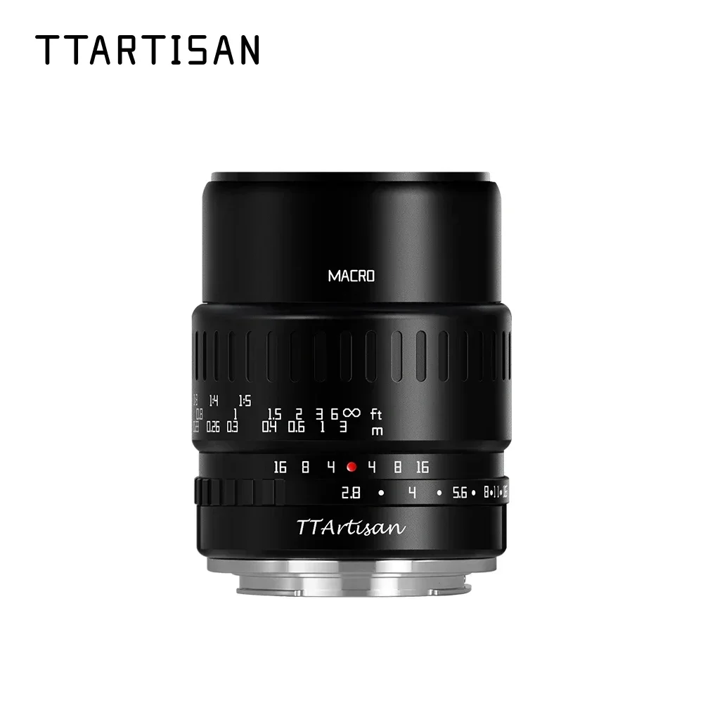 TTArtisan 40mm F2.8 Macro Lens for Sony E Mount a6600 Fujifilm XT4 XA XE X-Pro Canon M50 Panasonic Olympus M43 Nikon Z30 Camera