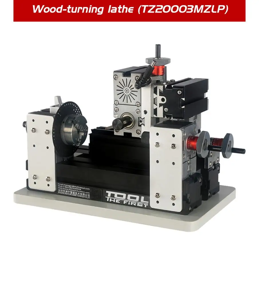 TZ2000 ZLP DIY Electroplated Mini Metal Gear Milling 60W 12000r/min Motor Medium   Children Education BEST G Horizontal