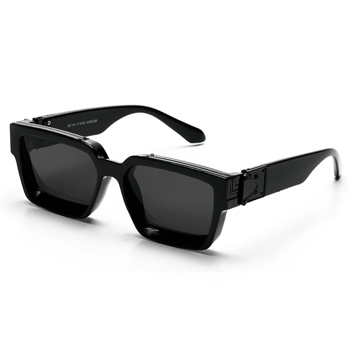 Ruiao Retro Black Millionaire Shades Occhiali da sole di lusso 2024 Per gli uomini Designer Famoso marchio Occhiali da sole quadrati Uomo Donna