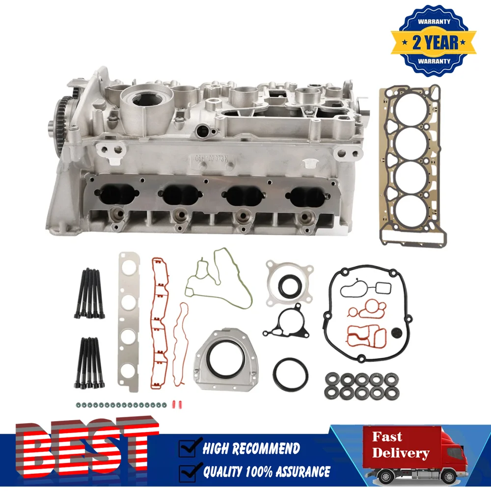 Cylinder Head w/ Gaskets For 2.0 TFSI Audi A4 2009-2012 A5 2008-2011 A6 2013-2015 Q5  TT  CAEA CAEB CDNB CDNC 06H103064L