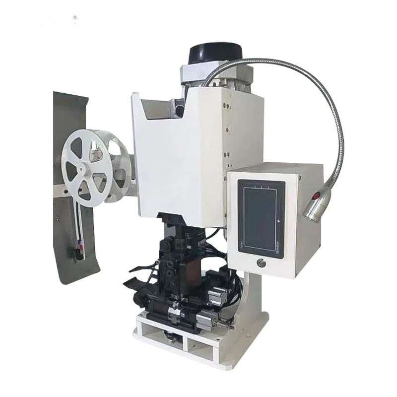 

Continuous peeling and terminal punching machine Semi-automatic multi-core sheathed wire peeling and end integrated machine Hori