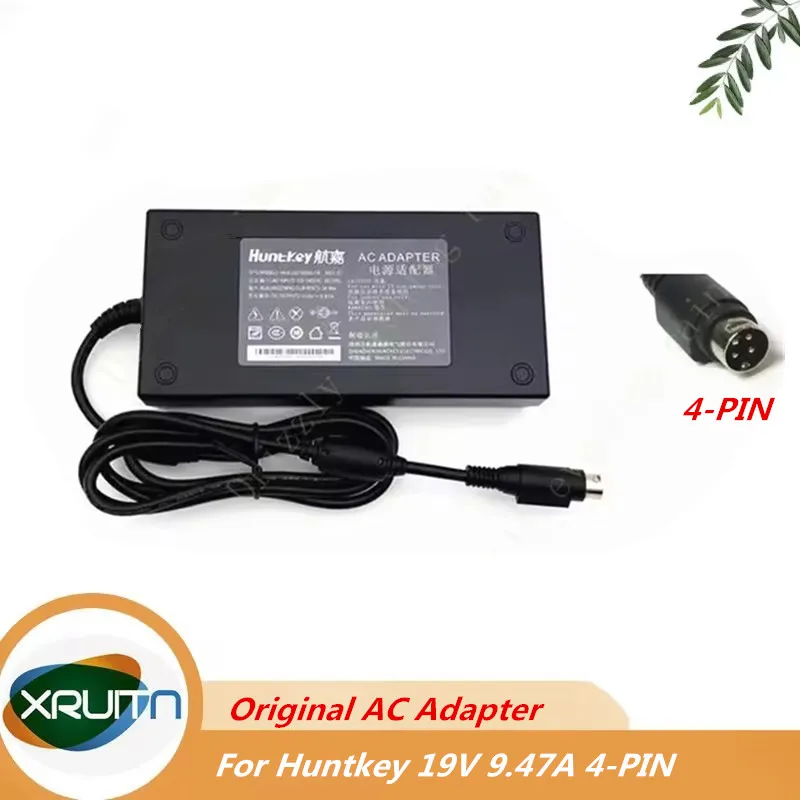 

Genuine Huntkey 19V 9.47A 180W 4-Pin (Din ) Plug HKA18019095-7A Notebook Adapter Projector Power Supply Charger HKA18019095-6C