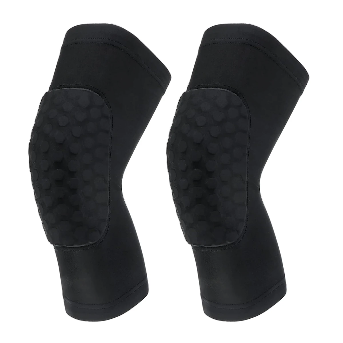 1Pair Knee Pads Protective Sports Kneepad for Men Women Thick Sponge Anti-slip Lightweight Padded Knee Sleeves