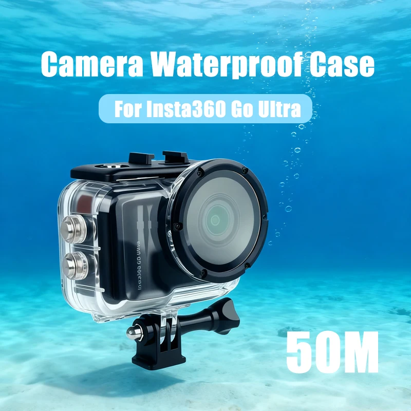 

Водонепроницаемый корпус для Insta360 GO Ultra - Защитный чехол для дайвинга, легкий дизайн для подводной защиты 50 м