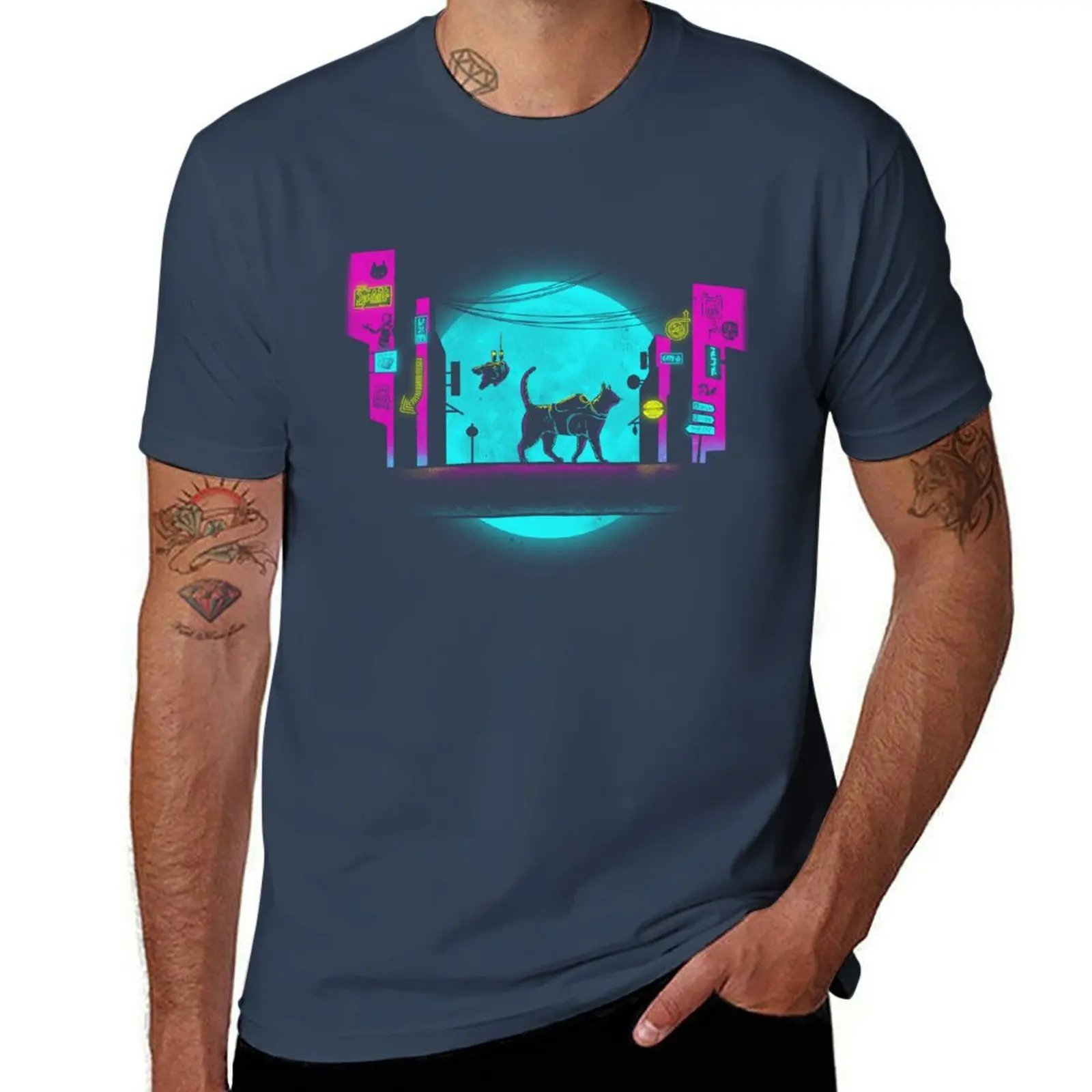 

catuna matata T-Shirt Clothing sweat black t-shirts for men