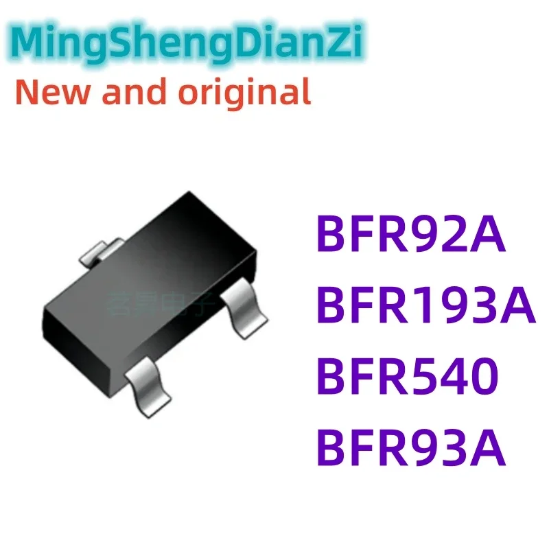 100PCS BFR93A SOT23 BFR93 RF BFR92A BFR92 BFR193A BFR193 BFR540 Bipolar Kleine Signal Transistor Neue Original