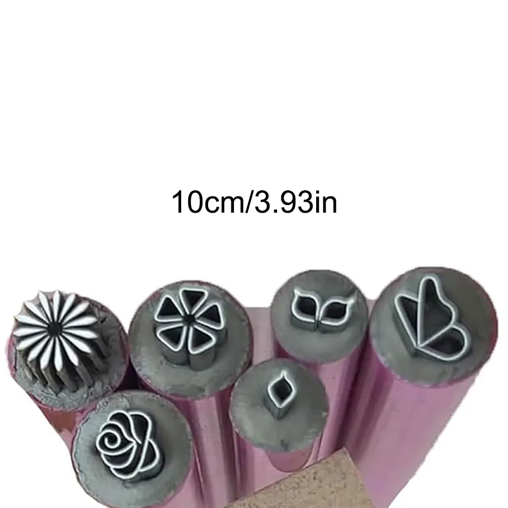 6PCS Nail Art Stamp ปากกาชุดเล็บ Graffiti Nail Art Dotting เครื่องมือออกแบบที่เรียบง่ายใช้งานง่ายเล็บแสตมป์ปากกา DIY เล็บเครื่องมือ