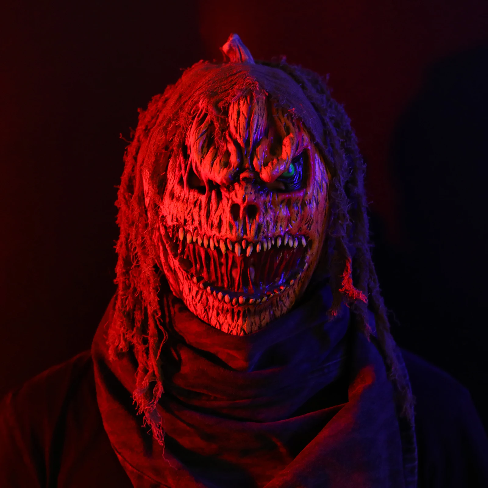 

Жуткая маска на всю голову на Хэллоуин, реалистичный латексный реквизит, страшная маска, замечательный подарок для ролевых игр, фанатов