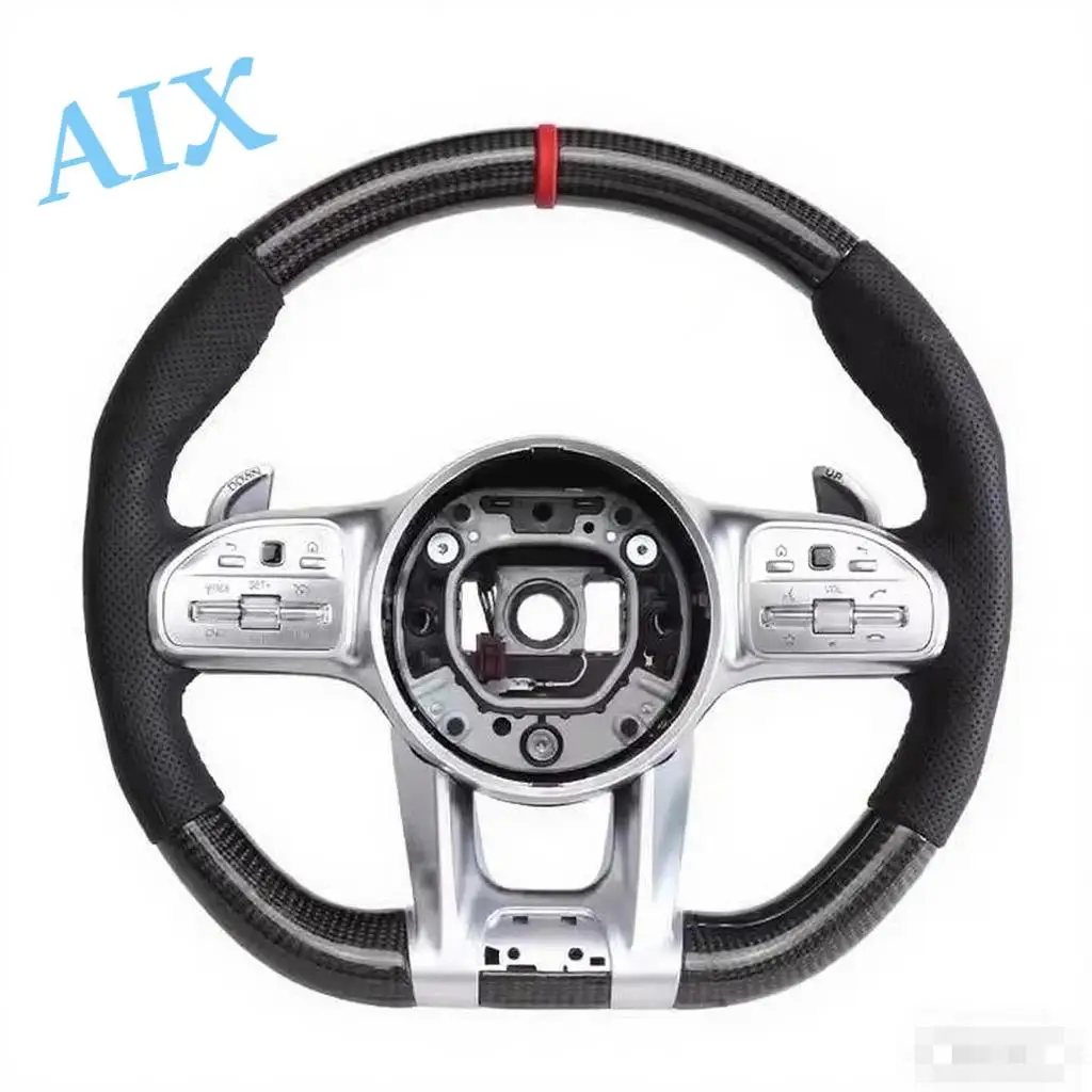 

Рулевое колесо из углеродного волокна для Benz Amg a E S C G Class W205 W204 W212 W211 W213 E300 W218 W210 Old to New Upgrade