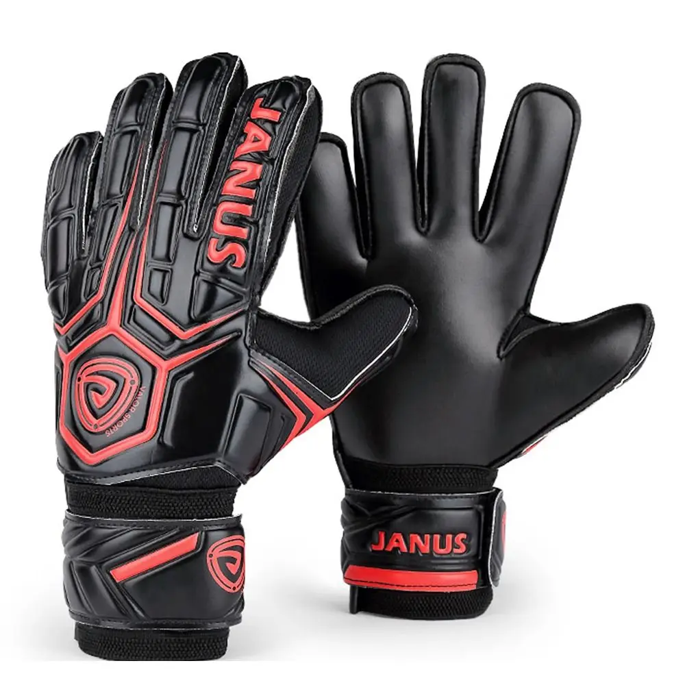 Luvas esportivas suporte de dedo luvas de goleiro durável antiderrapante luvas de goleiro resistente ao desgaste handguard látex luvas de futebol adulto