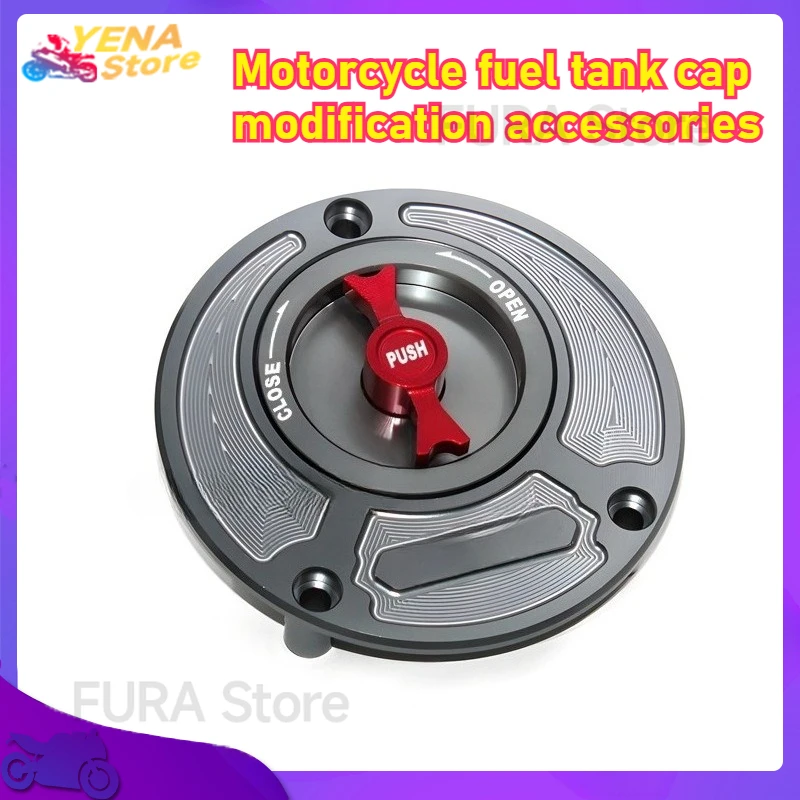 

Motorcycle fuel tank cap modification accessories applicable to Yamaha YZF R1, R3 R25, R6 R1, R125 250 FZ1 and FZ6