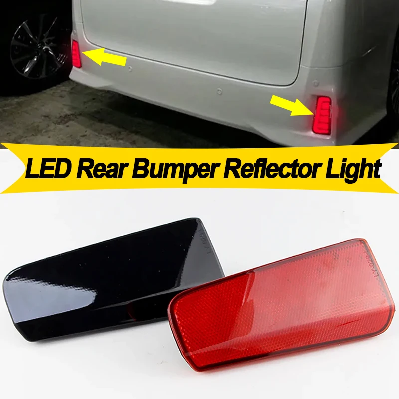 

2 шт. светодиодный задний фонарь, стоп-сигнал, отражатель поворота, задний фонарь для Toyota Alphard Vellfire 30 серии 2015 2016 2017 2018