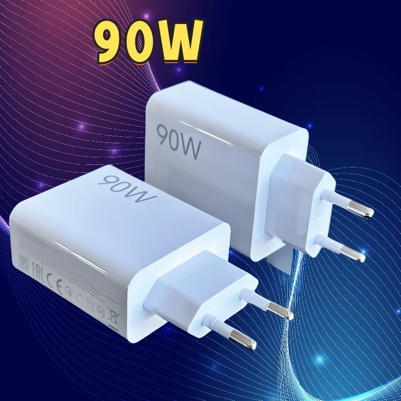 Original Xiaomi USB-Ladegerät 90 W EU Turbo Schnelllade-Netzteil Xiao Mi 15 14 13 Ultra 13 T Pad 6 Redmi Note 13 Pro 11 Poco X7