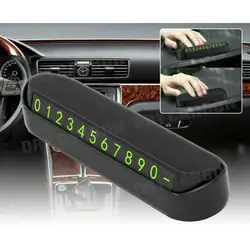 Temporary Parking Card Phone Number Card Plate Telephone Number Car Park Stop Sticker Display Automobile Accessories