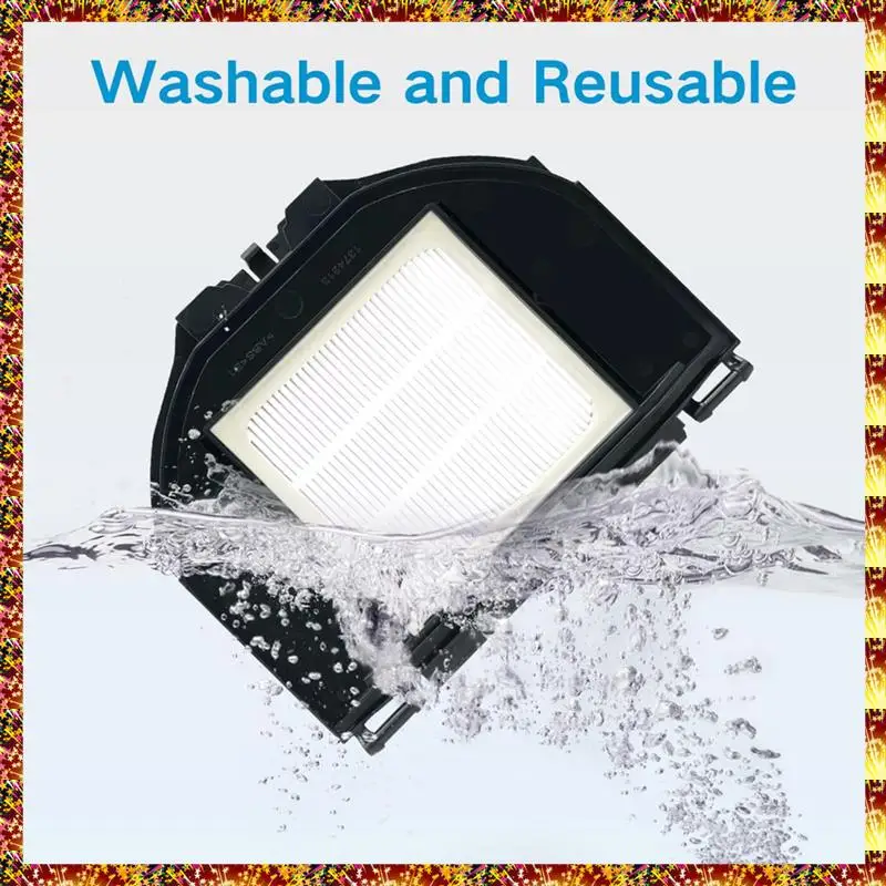 สูญญากาศตัวกรอง Hepa แปรงด้านข้างสําหรับ Shark RV2310/RV2310AE ล้างทําความสะอาดได้หุ่นยนต์เปลี่ยนชิ้นส่วนชุด
