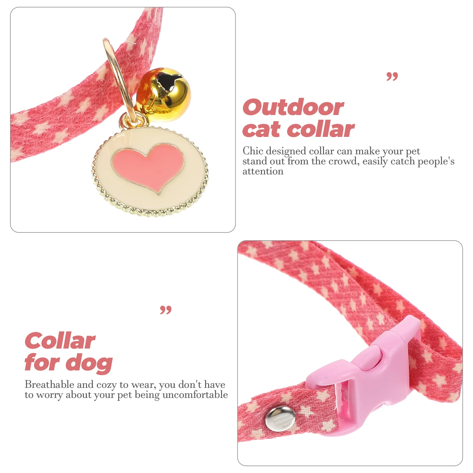 

Pet Collar Cartoon Dog Collars for Cats Outdoor Adjustable Soft Dogs