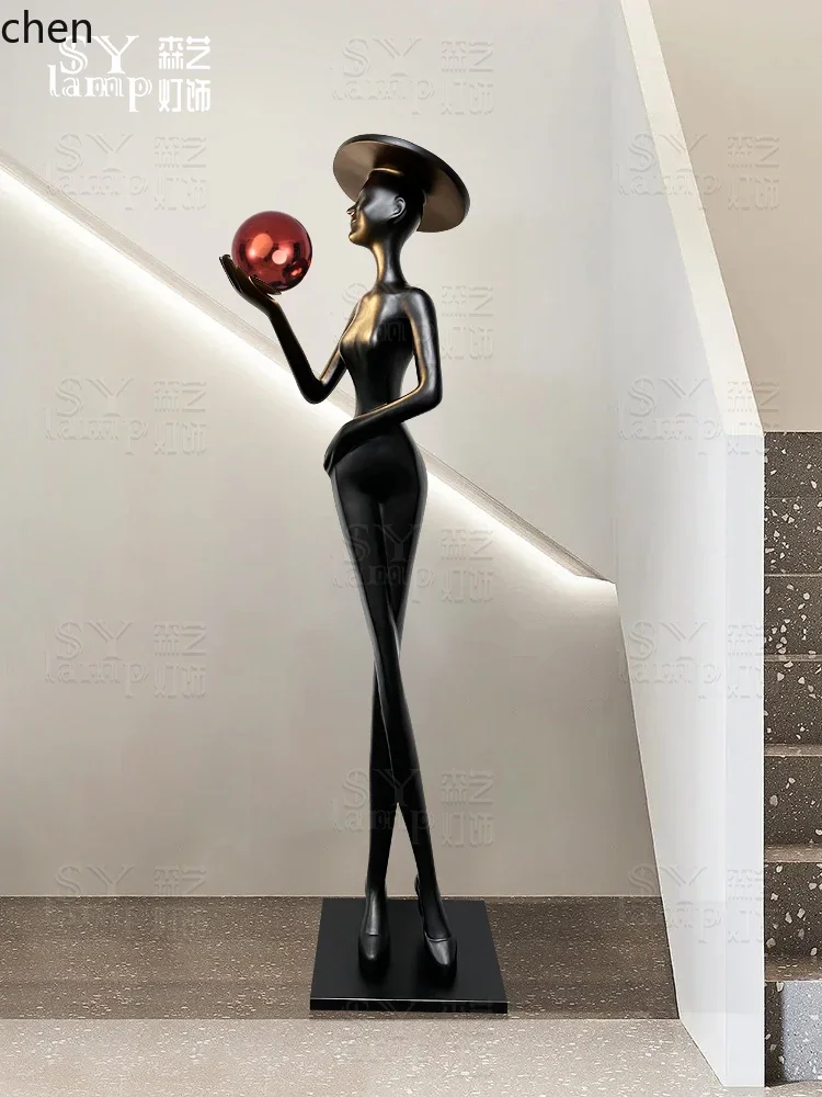 DSA sculpture floor creative abstract figure sales office large ornaments decoration villa decor