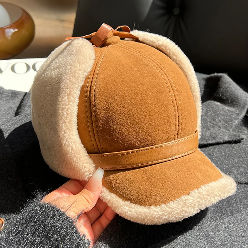 

Осенне-зимняя бейсболка, женская теплая кепка с искусственным ягненком, плюшевые бейсболки, весенняя модная и роскошная бейсболка
