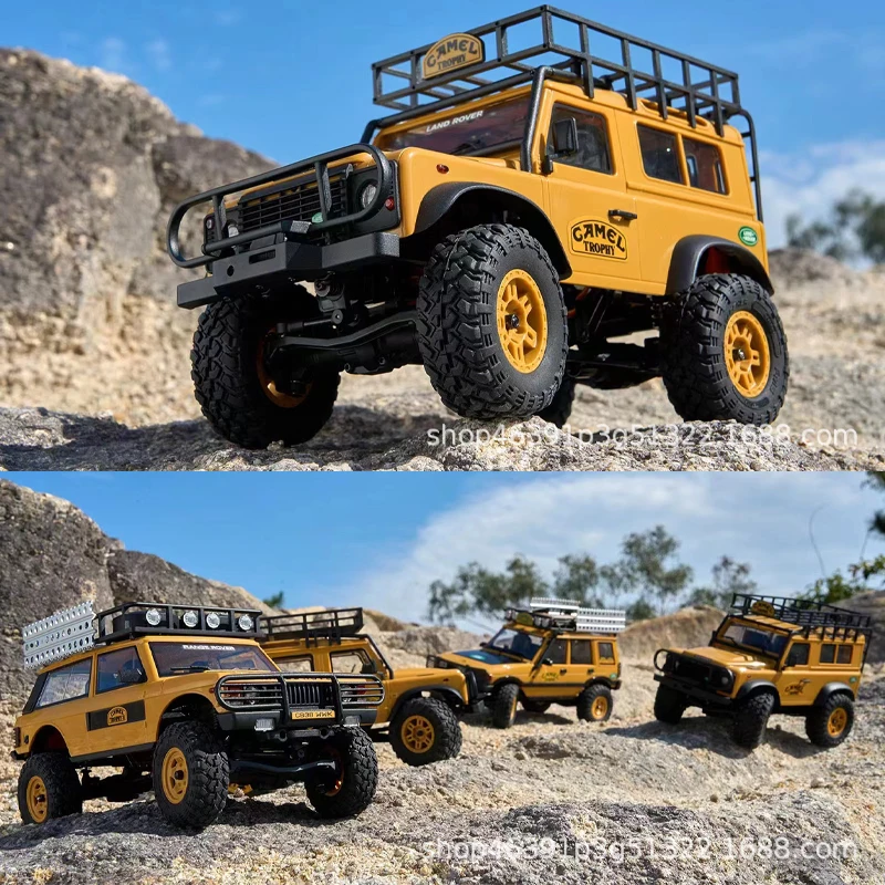 FMS 1:24 FCX24M Land Rover Camel Trophy Edition RTR 4WD terreinwagen Defender 90 110 Range Rover Discovery RC Auto geschenken