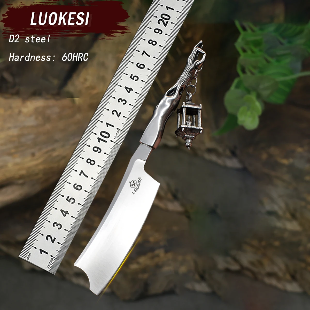 

Handmade D2 Steel Straight Blade Knife high hardness wilderness hiking Outdoor camping knife Razor-Sharp, Collectible, K Sheath