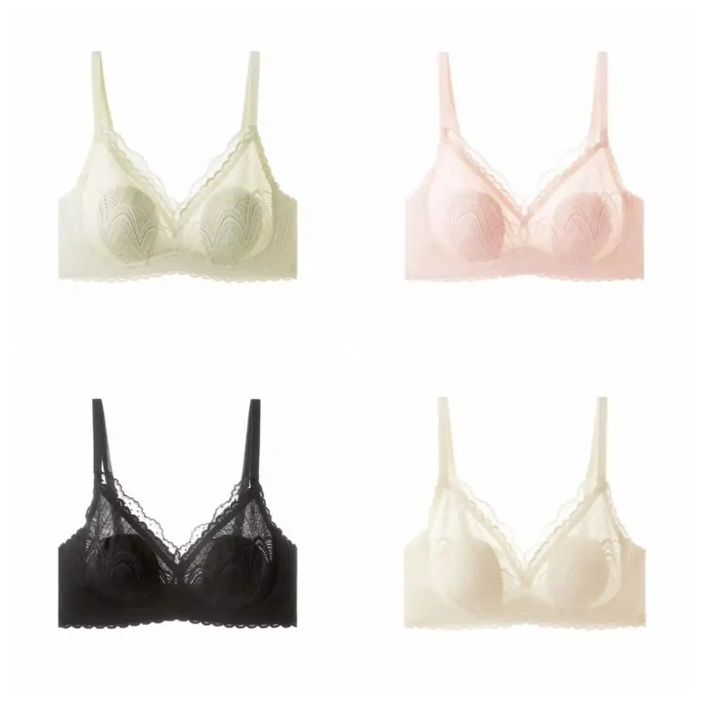 حمالة صدر شبكية من الدانتيل قابلة للتنفس عميقة على شكل حرف V مضادة للترهل للنساء ملابس داخلية قابلة للتعديل ومضادة للصدمات للفتيات #6