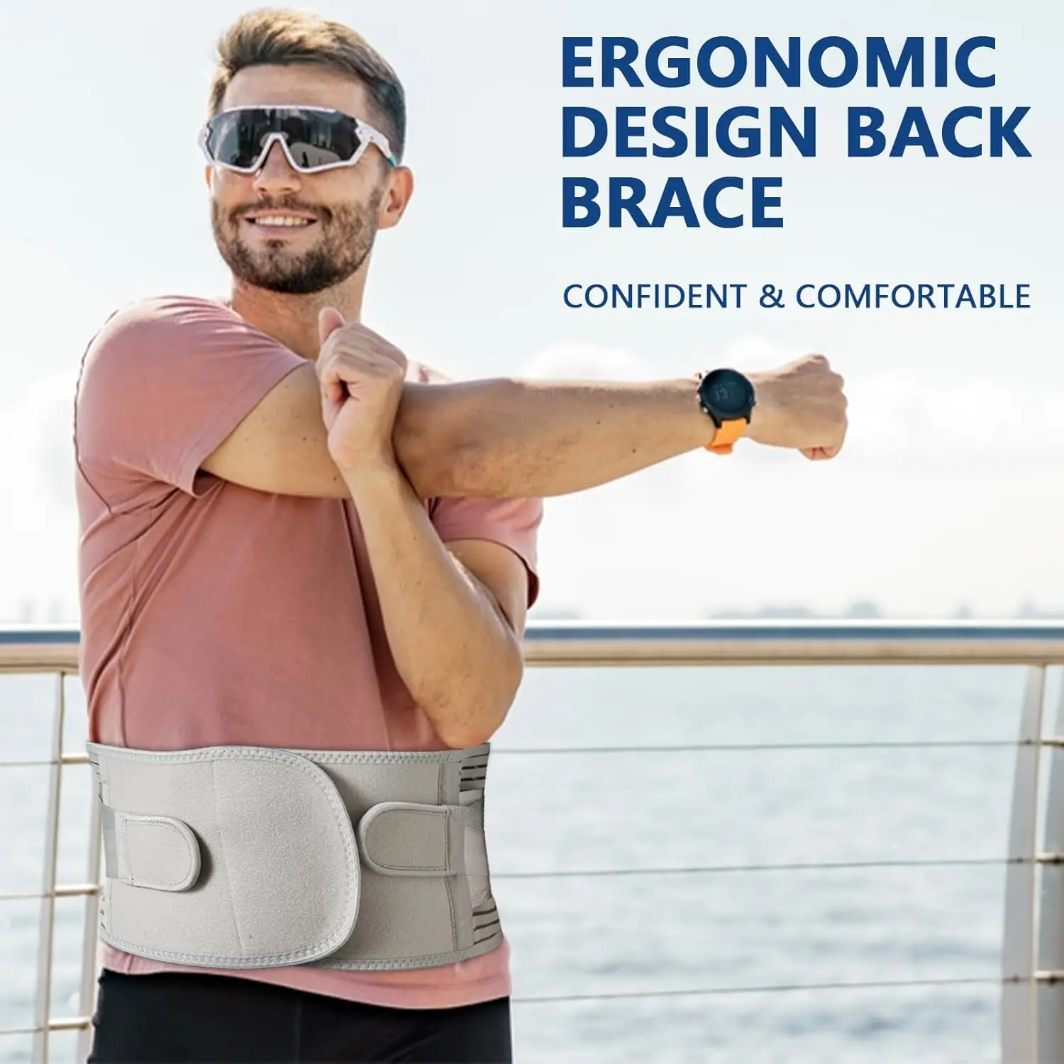 Back Brace Support Belt-Lumbar Support Back Brace for Back Pain Immediate Relief from Sciatica, Herniated Disc