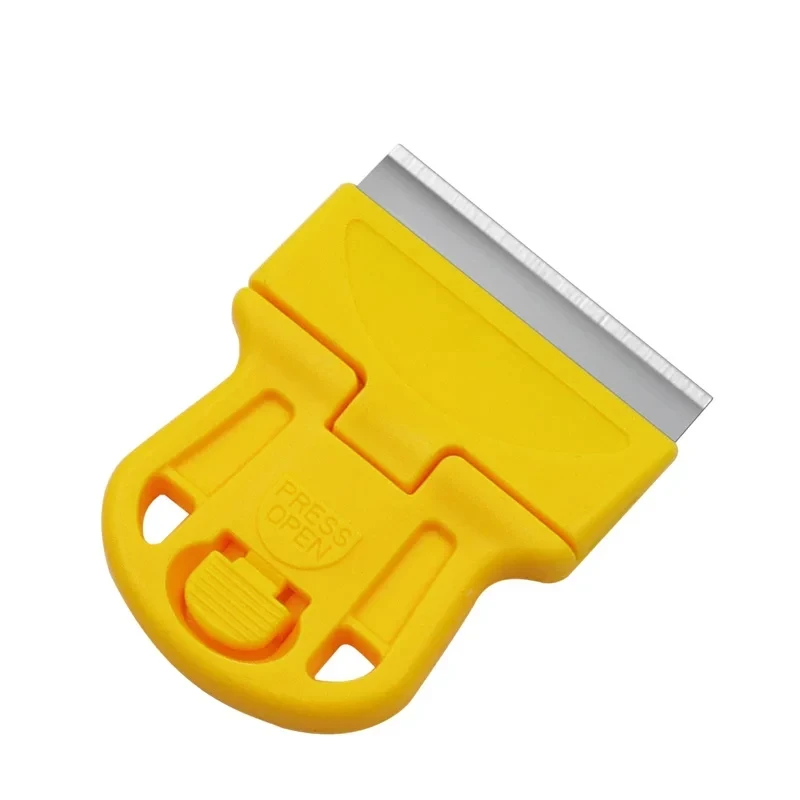 Scraper With A Blade One-Sided Razor Painting Scraper Holder Handle Standard Window Tinting Razor Scraper Tool Remover Cleaner