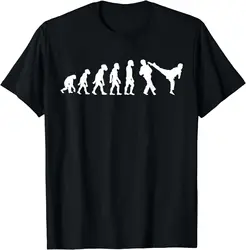 Funny Human Taekwondo Fighter Evolution Korean Sparring T-Shirt  Graphic T Shirts  Mens T Shirts  Camiseta Hombre