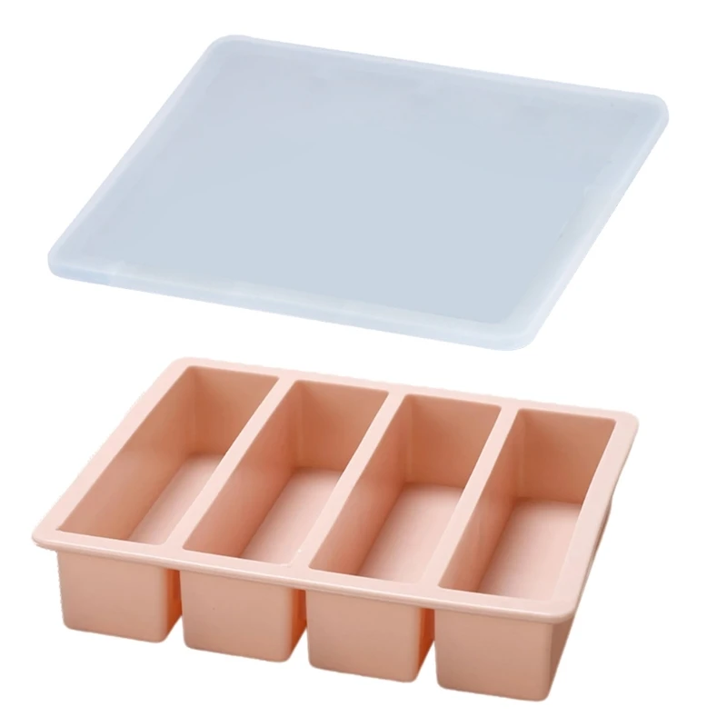 Ice Moulds for Chill Beverages 4 Grids Tray Ice Maker Tool