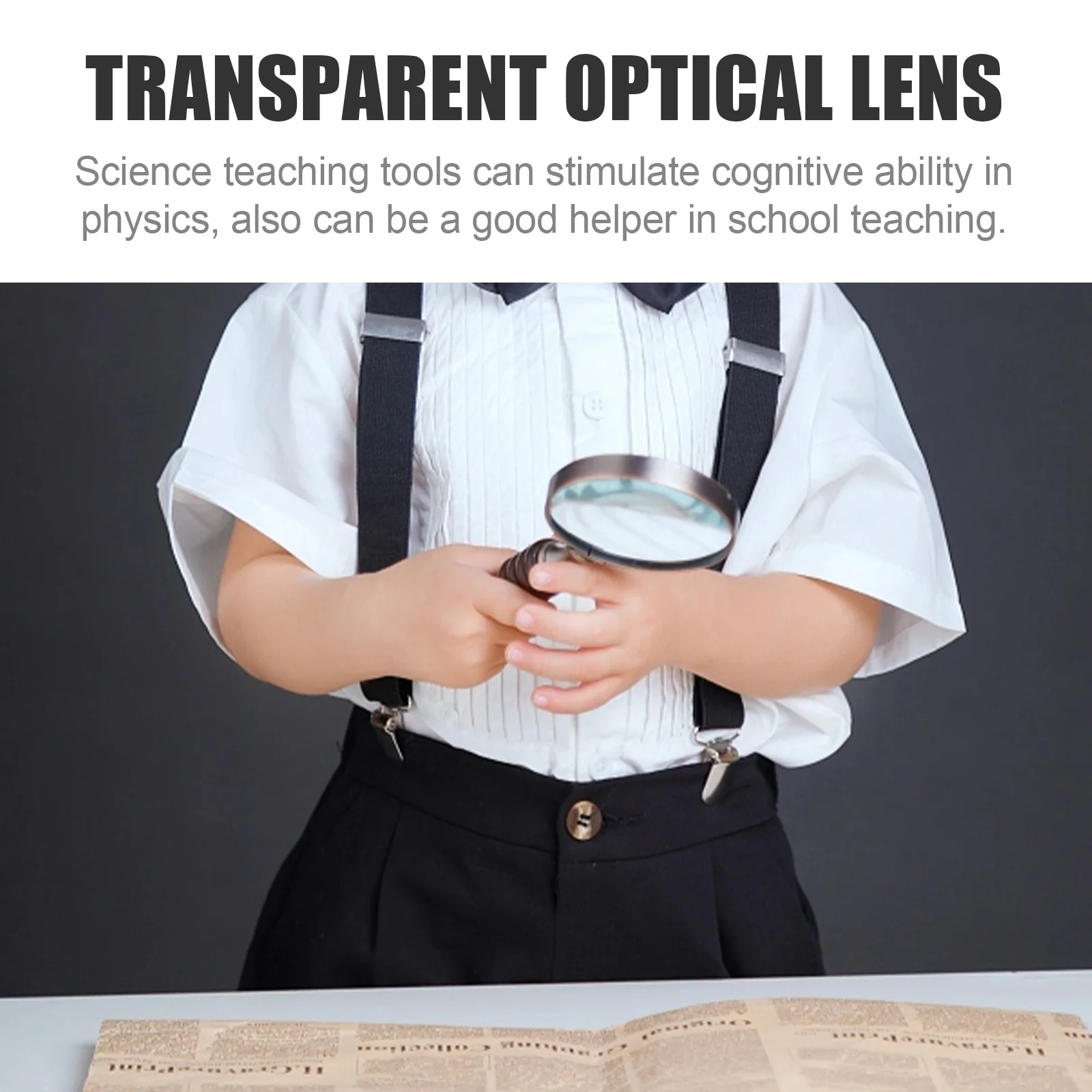 

12 шт., прозрачные выпуклые линзы, набор оптических линз для физики, обучающие инструменты, научные эксперименты, учебные пособия, инструменты для обучения науке