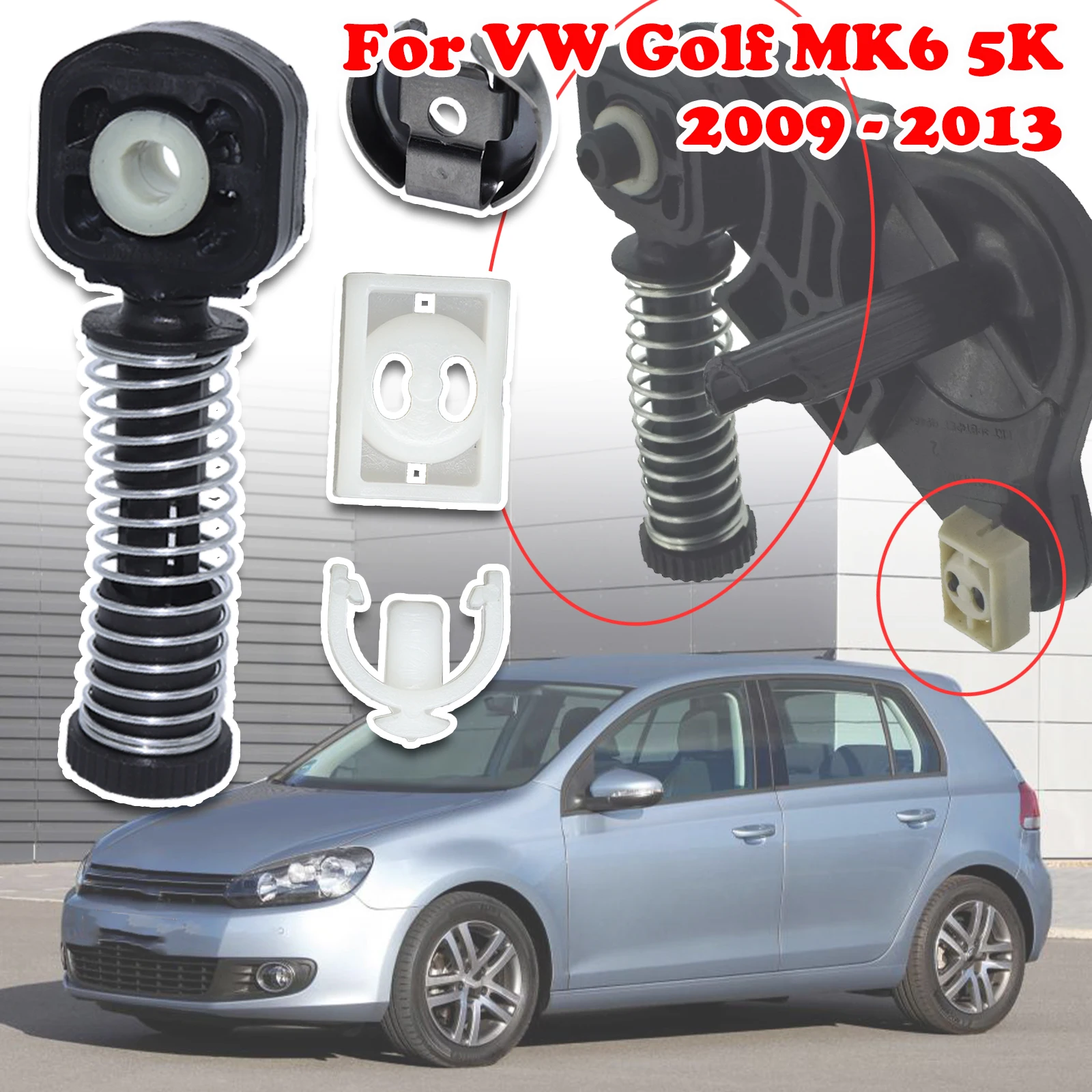 

For VW Golf MK6 5K New upgrade Car Gear Selector Linkage Shift Lever Cable Connector Kit Gearbox Lock Connector 2009 2010 - 2013