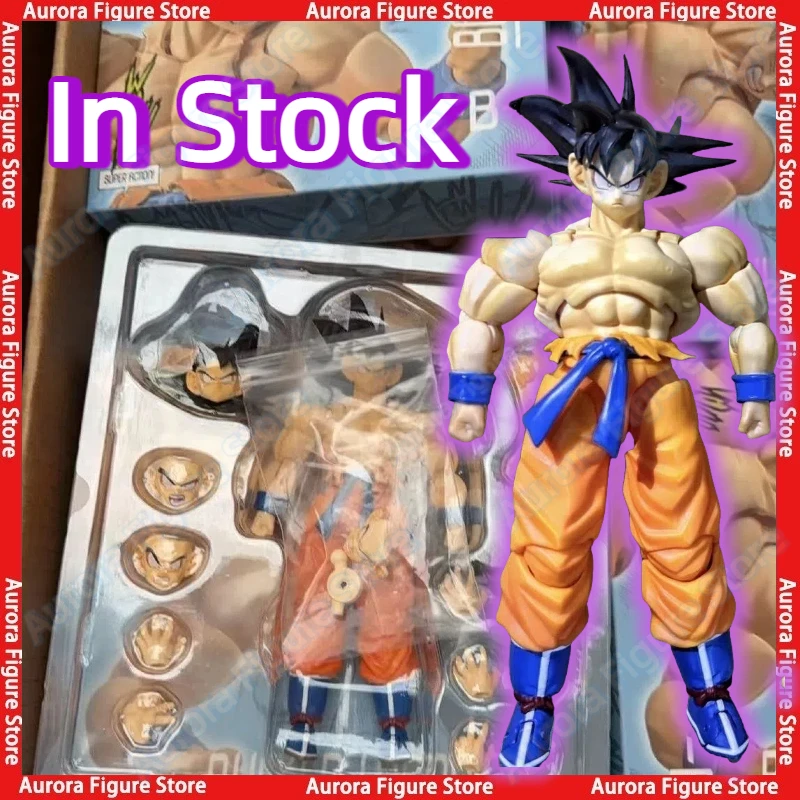 En Stock WOW Super acción Dragon Ball Z SHF SSJ Kaiouken Kaio Ken Son Goku Anime figuras de acción juguetes modelos PVC regalo
