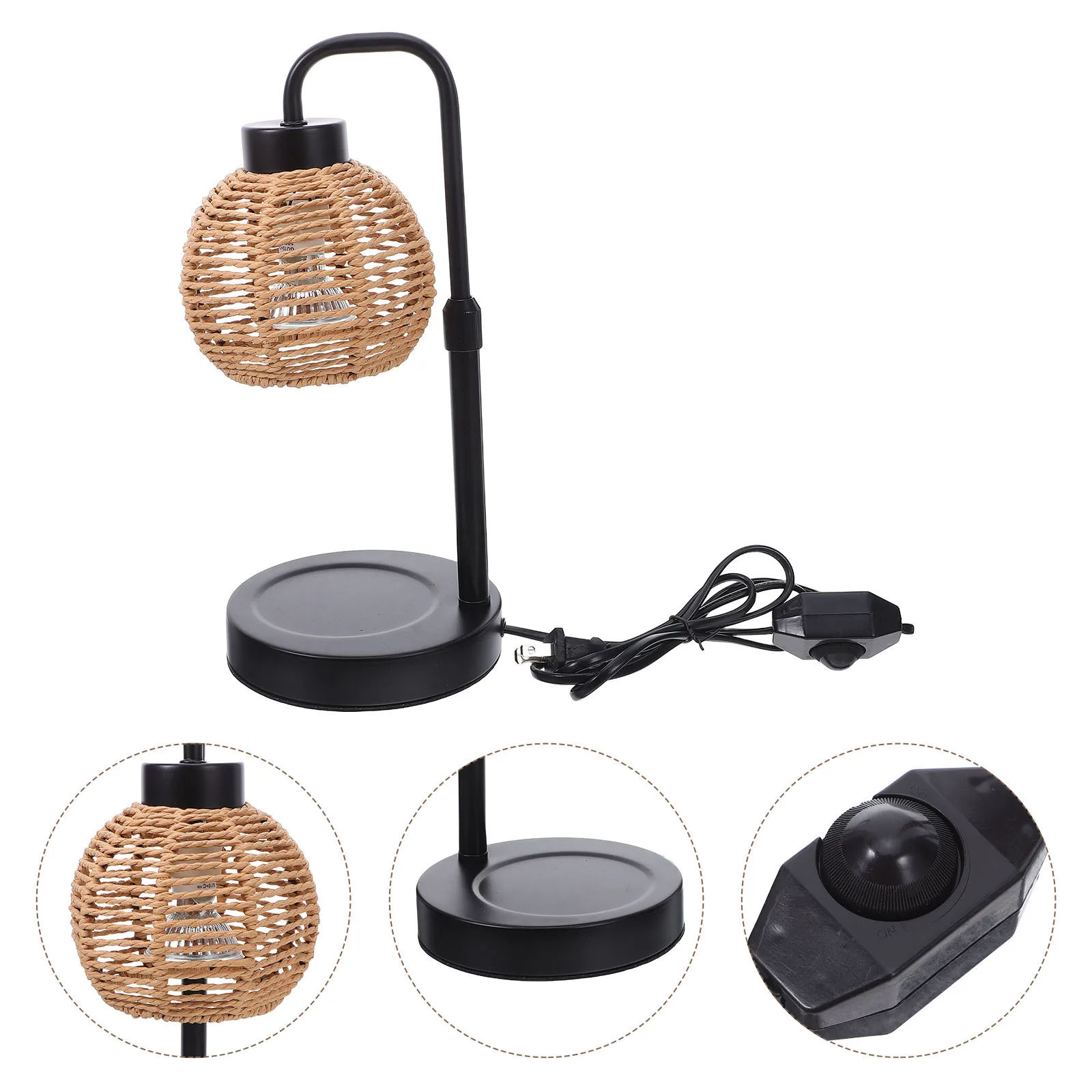 

Wax Melt Warmer for Scented Jars Adjustable Brightness and Height Elegant Aromatherapy Lamp Stylish Home Decor Gift