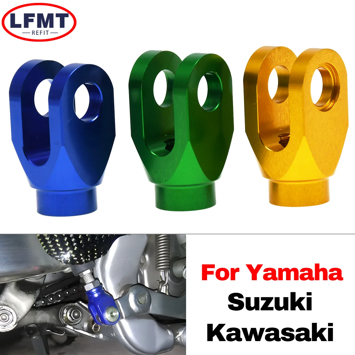

For Yamaha YZ WR For Suzuki RM For Kawasaki KX KLX For Honda CR CRF Motorcycle CNC Rear Brake Clevis Motocross Accessories Parts
